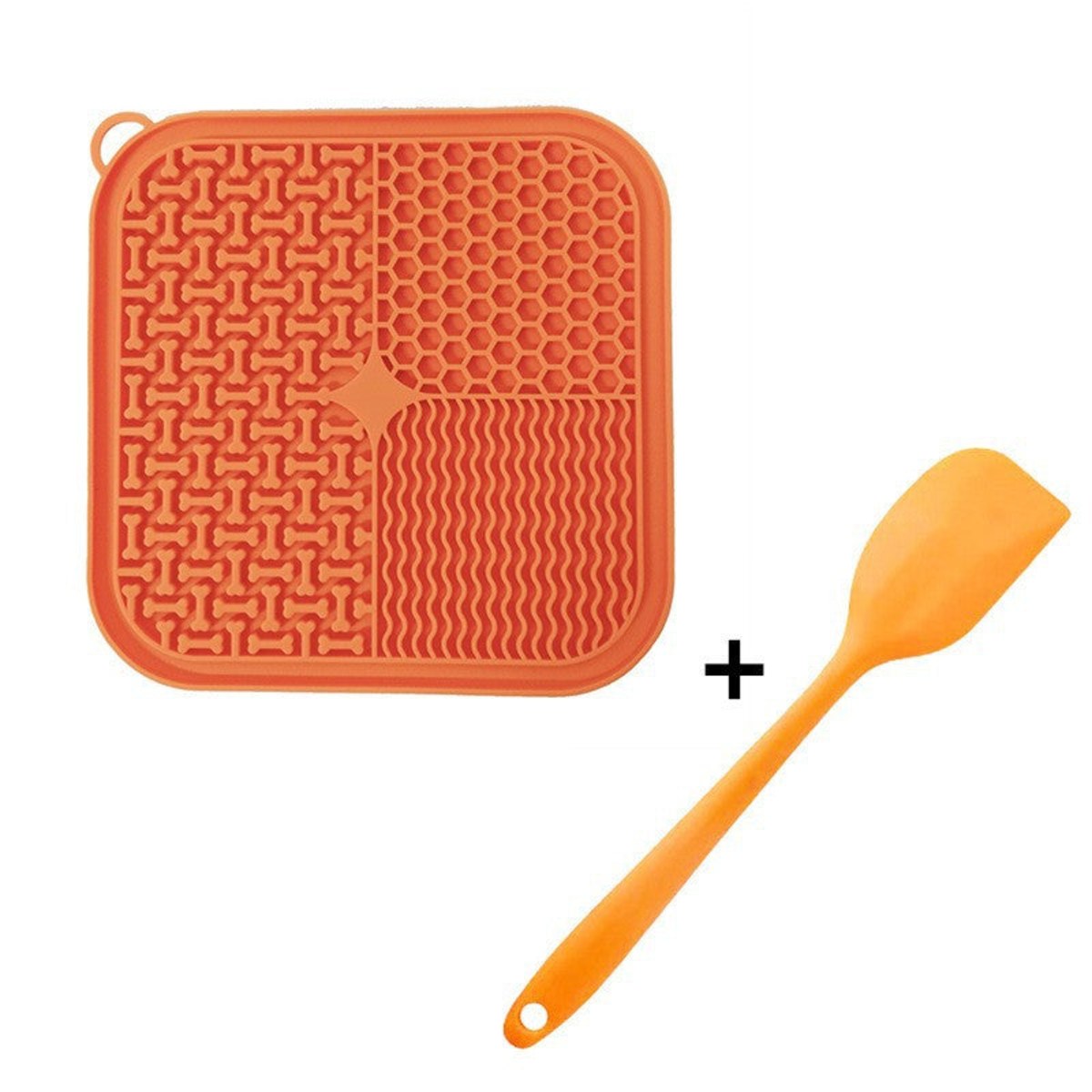 Dog Lick Mat Silicone Slow Feeder with Suction Cups for Anxiety Relief and Bath Time