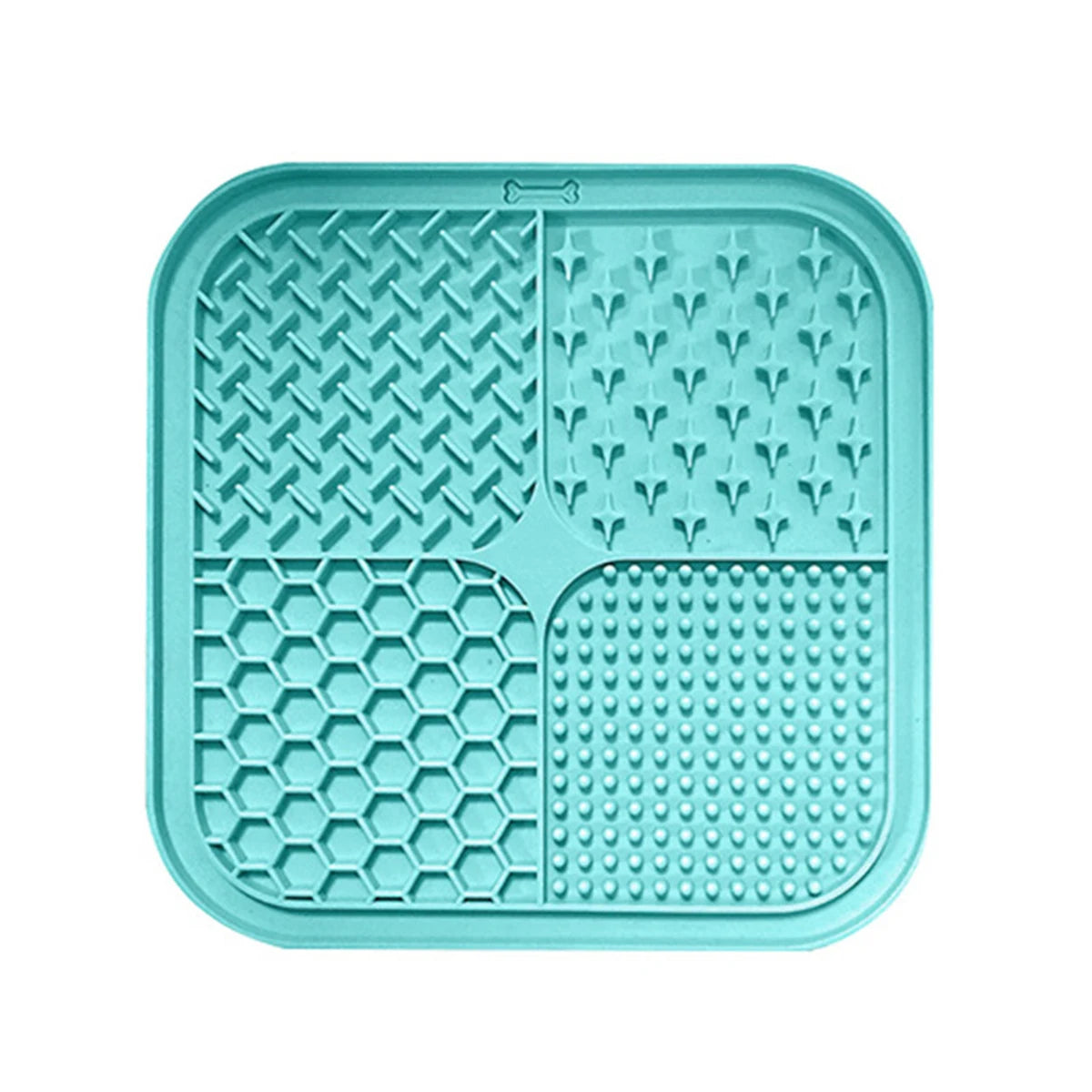 1Pc-Silicone Pet Lick Mat; Pet Slow Feed Bowl Pad with Suction Cup; Lick Mat to Prevent Choking