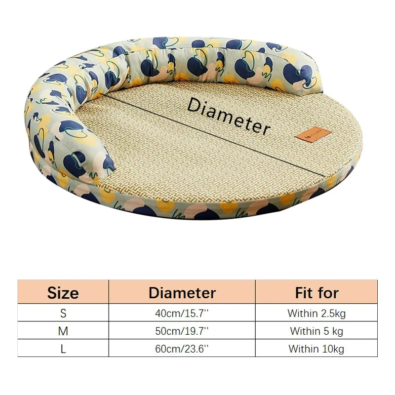 Washable Breathable Cooling Sleep Mat for Small to Medium Dogs