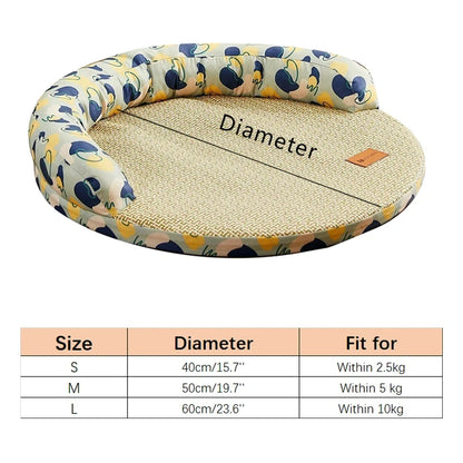 Washable Breathable Cooling Sleep Mat for Small to Medium Dogs