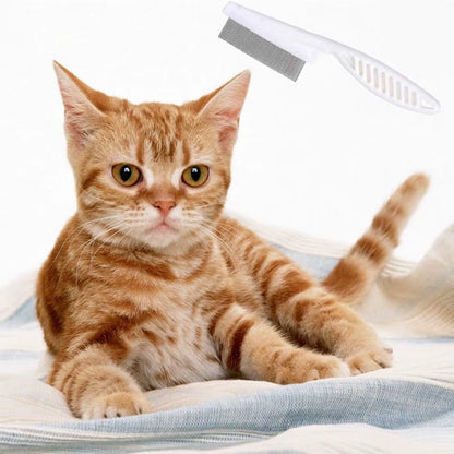 Pet Grooming Flea Comb Pet Care Comb Cat Hair Brush Flea Removal Massage Comb Dog Hair Grooming Cleaning Tools Pets Accessories