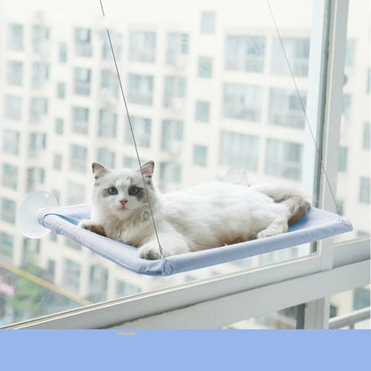 Close-up of the Oxford cloth fabric on the Suction Cup Wall-Mounted Window Hammock