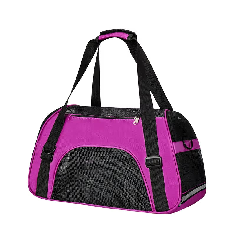 Portable Dog Cat Carrier Bag Pet Puppy Travel Bags Foldable Cats Handbag Travel Pet Bag Transport Bag