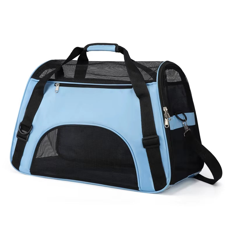 Portable Dog Cat Carrier Bag Pet Puppy Travel Bags Foldable Cats Handbag Travel Pet Bag Transport Bag