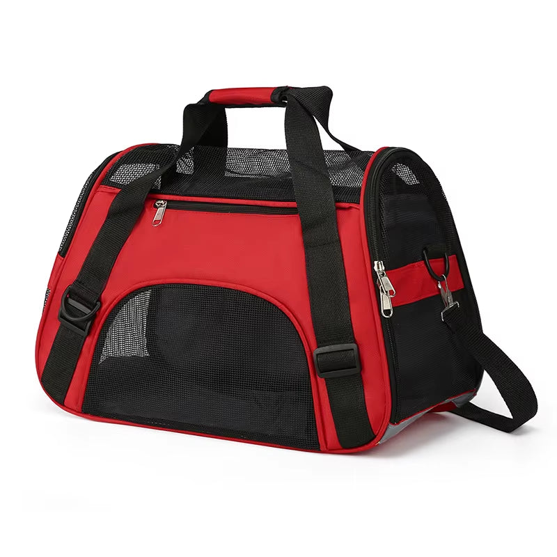Portable Dog Cat Carrier Bag Pet Puppy Travel Bags Foldable Cats Handbag Travel Pet Bag Transport Bag