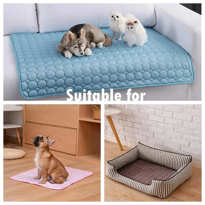 Durable Pet Cooling Mat for Small to Large Dogs & Cats