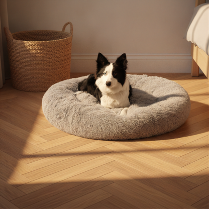 Calming Donut Dog Bed – Anti-Anxiety Design, 6 Colours, S-XL