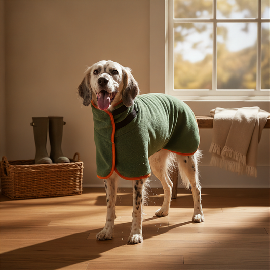 Microfibre Dog Drying Coat for Dogs & Cats – Super Absorbent