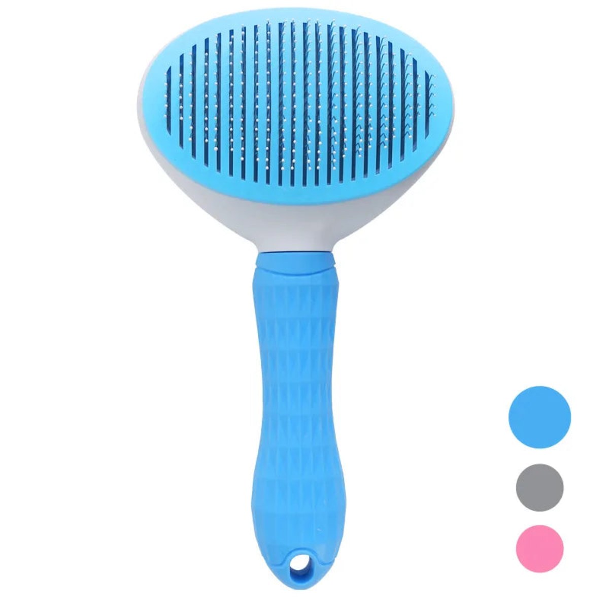Self-Cleaning Pet Slicker Brush for Cats & Dogs