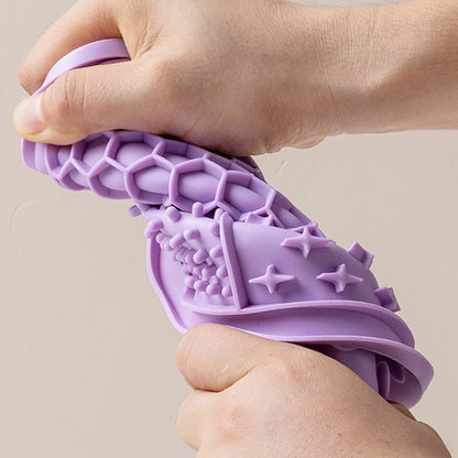 1Pc-Silicone Pet Lick Mat; Pet Slow Feed Bowl Pad with Suction Cup; Lick Mat to Prevent Choking